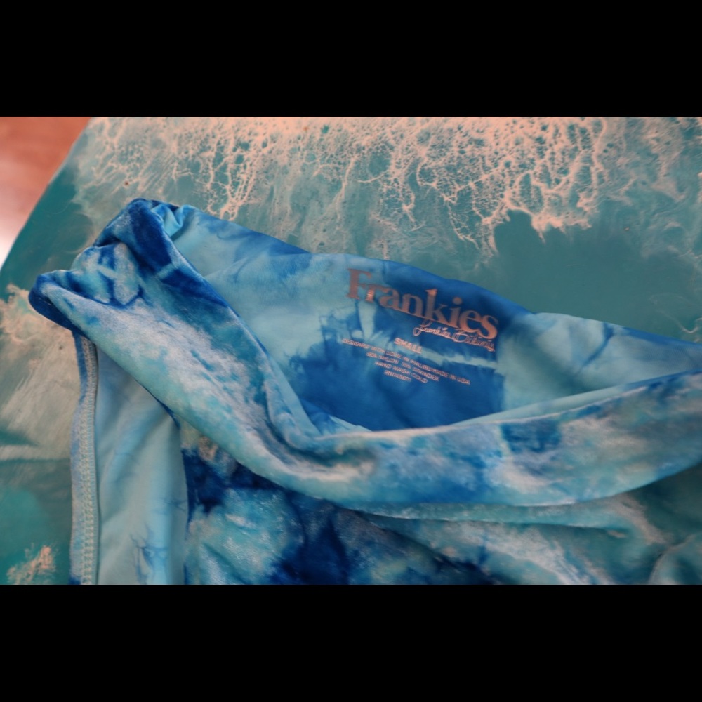 Frankies bikini tie dye bottoms